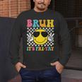 Bruh It's Fri-Yay Friday Weekend Smile Face Teacher Student Men's Long Sleeve T-Shirt, funny design Bruh It's Fri-Yay Friday Weekend Smile Face Teacher Student Men's Long Sleeve T-Shirt, funny design