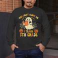 You Can't Scare Me I Teach 5th Grade Teacher Halloween Ghost Men's Long Sleeve T-Shirt, funny design You Can't Scare Me I Teach 5th Grade Teacher Halloween Ghost Men's Long Sleeve T-Shirt, funny design