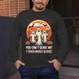 You Can't Scare Me I Teach Middle School Teacher Halloween Men's Long Sleeve T-Shirt, funny design You Can't Scare Me I Teach Middle School Teacher Halloween Men's Long Sleeve T-Shirt, funny design