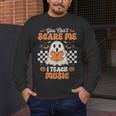 You Can't Scare Me I Teach Music Retro Teacher Halloween Men's Long Sleeve T-Shirt, funny design You Can't Scare Me I Teach Music Retro Teacher Halloween Men's Long Sleeve T-Shirt, funny design