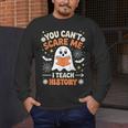 You Can't Scare Me I Teach History Retro Teacher Halloween Men's Long Sleeve T-Shirt, funny design You Can't Scare Me I Teach History Retro Teacher Halloween Men's Long Sleeve T-Shirt, funny design