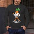 Carrate Karate Carrot Student Teacher Trainee Trainor Men's Long Sleeve T-Shirt, funny design Carrate Karate Carrot Student Teacher Trainee Trainor Men's Long Sleeve T-Shirt, funny design