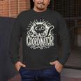 Cat Chaos Coordinator For Women Mom Halloween Teacher Men's Long Sleeve T-Shirt, funny design
