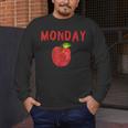 Caterpillar Friday Fruit Kindergarten Teacher Men Women Kids Men's Long Sleeve T-Shirt, funny design Caterpillar Friday Fruit Kindergarten Teacher Men Women Kids Men's Long Sleeve T-Shirt, funny design