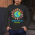 Celebrate Diversity Everyday Teachers & School Student Gift Men's Long Sleeve T-Shirt, funny design