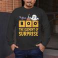 Chemistry Boo The Element Of Surprise Science Teacher Men's Long Sleeve T-Shirt, funny design Chemistry Boo The Element Of Surprise Science Teacher Men's Long Sleeve T-Shirt, funny design