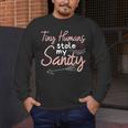 Childcare Provider Daycare Teacher Stole My Sanity Men's Long Sleeve T-Shirt, funny design Childcare Provider Daycare Teacher Stole My Sanity Men's Long Sleeve T-Shirt, funny design