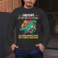 Childcare Providersaurus Daycare Teachers Men's Long Sleeve T-Shirt, funny design