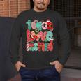 Christmas Coquette Bow Teacher Teach Love Inspire Men's Long Sleeve T-Shirt, funny design Christmas Coquette Bow Teacher Teach Love Inspire Men's Long Sleeve T-Shirt, funny design