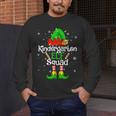 Christmas Kindergarten Elf Squad Teacher Student Men's Long Sleeve T-Shirt, funny design Christmas Kindergarten Elf Squad Teacher Student Men's Long Sleeve T-Shirt, funny design