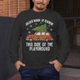 Christmas Teacher Squad Festive Car Tree Lights Xmas Men's Long Sleeve T-Shirt, funny design