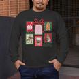 Christmas Teacher Stamps Men's Long Sleeve T-Shirt, funny design