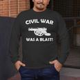 Civil War It Was A Blast History Teacher T-Shirt Men's Long Sleeve T-Shirt, funny design Civil War It Was A Blast History Teacher T-Shirt Men's Long Sleeve T-Shirt, funny design