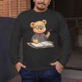 Classroom Fun With Teddy Bear Teacher Men's Long Sleeve T-Shirt, funny design
