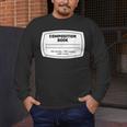 Composition Notebook Halloween Costume Teacher Student Men's Long Sleeve T-Shirt, funny design Composition Notebook Halloween Costume Teacher Student Men's Long Sleeve T-Shirt, funny design