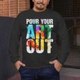 Cool Artist For Men Women Painter Art Teacher Paint Artists Men's Long Sleeve T-Shirt, funny design