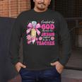 Created By God Called To Teacher Jesus Christian Teacher Men's Long Sleeve T-Shirt, funny design