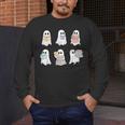 Cute Boo Ghost Reading Books Halloween Librarian Teacher Kid Men's Long Sleeve T-Shirt, funny design Cute Boo Ghost Reading Books Halloween Librarian Teacher Kid Men's Long Sleeve T-Shirt, funny design