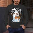 Cute Ghost Reading Book Librarian Teacher Halloween Costume Men's Long Sleeve T-Shirt, funny design Cute Ghost Reading Book Librarian Teacher Halloween Costume Men's Long Sleeve T-Shirt, funny design