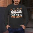 Cute Ghosts Pre-K Boo Crew Teachers Halloween Party Team For Men Women Kids Men's Long Sleeve T-Shirt, funny design Cute Ghosts Pre-K Boo Crew Teachers Halloween Party Team For Men Women Kids Men's Long Sleeve T-Shirt, funny design