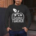 Cute Substitute Teacher Appreciation Men Women Men's Long Sleeve T-Shirt, funny design Cute Substitute Teacher Appreciation Men Women Men's Long Sleeve T-Shirt, funny design