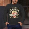 Cute Teacher Popcorn Day Men's Long Sleeve T-Shirt, funny design Cute Teacher Popcorn Day Men's Long Sleeve T-Shirt, funny design