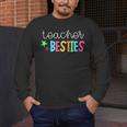 Cute Teacher Shirt Teacher Besties Men's Long Sleeve T-Shirt, funny design Cute Teacher Shirt Teacher Besties Men's Long Sleeve T-Shirt, funny design