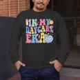 In My Daycare Era Groovy Teacher Daycare First Day Of School Men's Long Sleeve T-Shirt, funny design In My Daycare Era Groovy Teacher Daycare First Day Of School Men's Long Sleeve T-Shirt, funny design