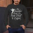 Disney Peter Pan Tinkerbell Teacher Pixie Dust And Coffee Men's Long Sleeve T-Shirt, funny design Disney Peter Pan Tinkerbell Teacher Pixie Dust And Coffee Men's Long Sleeve T-Shirt, funny design