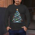DNA Helix Christmas Tree Scientist Biology Science Teacher Men's Long Sleeve T-Shirt, funny design DNA Helix Christmas Tree Scientist Biology Science Teacher Men's Long Sleeve T-Shirt, funny design