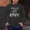 It Doesn't Get Scarier Halloween Music Teacher Costume For Men Women Men's Long Sleeve T-Shirt, funny design
