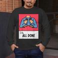 All Done Sped Teacher ASL Teacher Neurodiversity Hand Sign Men's Long Sleeve T-Shirt, funny design All Done Sped Teacher ASL Teacher Neurodiversity Hand Sign Men's Long Sleeve T-Shirt, funny design