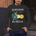 Earth Rotation Earth Day Science Teacher Kids Women Men's Long Sleeve T-Shirt, funny design Earth Rotation Earth Day Science Teacher Kids Women Men's Long Sleeve T-Shirt, funny design