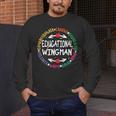 Educational Wingman Assistant Teaching a School Teacher Aide Men's Long Sleeve T-Shirt, funny design Educational Wingman Assistant Teaching a School Teacher Aide Men's Long Sleeve T-Shirt, funny design