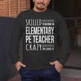 Elementary PE Teacher Tshirt Appreciation Men's Long Sleeve T-Shirt, funny design Elementary PE Teacher Tshirt Appreciation Men's Long Sleeve T-Shirt, funny design