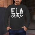 English Language Art Teacher Crew ELA Squad English Teacher Men's Long Sleeve T-Shirt, funny design English Language Art Teacher Crew ELA Squad English Teacher Men's Long Sleeve T-Shirt, funny design