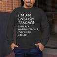 English Teacher Definition Men's Long Sleeve T-Shirt, funny design English Teacher Definition Men's Long Sleeve T-Shirt, funny design
