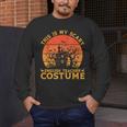 English Teacher Matching This Is My Scary Halloween Costume Men's Long Sleeve T-Shirt, funny design