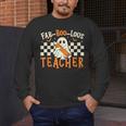 Fab Boo Lous Teacher Retro Ghost Spooky Halloween Costume Men's Long Sleeve T-Shirt, funny design Fab Boo Lous Teacher Retro Ghost Spooky Halloween Costume Men's Long Sleeve T-Shirt, funny design