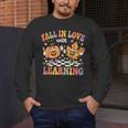 Fall In Love With Learning Autumn Fall Season Teacher Men's Long Sleeve T-Shirt, funny design Fall In Love With Learning Autumn Fall Season Teacher Men's Long Sleeve T-Shirt, funny design