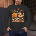 Fall In Love With Reading Book Autumn Pumpkins And Teachers Men's Long Sleeve T-Shirt, funny design Fall In Love With Reading Book Autumn Pumpkins And Teachers Men's Long Sleeve T-Shirt, funny design