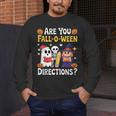 Are You Fall O Ween Directions Halloween Teacher Ghost Men's Long Sleeve T-Shirt, funny design Are You Fall O Ween Directions Halloween Teacher Ghost Men's Long Sleeve T-Shirt, funny design