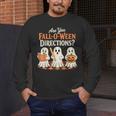 Are You Fall O Ween DirectionsRetro Teacher Halloween Ghost Men's Long Sleeve T-Shirt, funny design Are You Fall O Ween DirectionsRetro Teacher Halloween Ghost Men's Long Sleeve T-Shirt, funny design