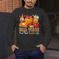 Fall Vibes Costume Teacher Thanksgiving Leopard Gnome Men's Long Sleeve T-Shirt, funny design Fall Vibes Costume Teacher Thanksgiving Leopard Gnome Men's Long Sleeve T-Shirt, funny design