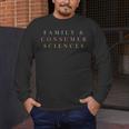 FCS Teacher Family And Consumer Sciences Minimalist Teacher Men's Long Sleeve T-Shirt, funny design