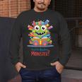 Feed The Reading Monster Halloween Teacher Men's Long Sleeve T-Shirt, funny design Feed The Reading Monster Halloween Teacher Men's Long Sleeve T-Shirt, funny design