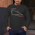 Find X Math Teacher Graphic Sarcastic Novelty Dad Joke Men's Long Sleeve T-Shirt, funny design