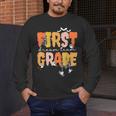 First Grade Dream Retro Team Fall Halloween Spooky Teachers Men's Long Sleeve T-Shirt, funny design
