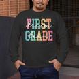 First Grade Dream Team Back To School 1st Grade Teacher Men's Long Sleeve T-Shirt, funny design
