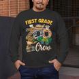 First Grade Zoo Field Trip Squad Matching Teacher Students Men's Long Sleeve T-Shirt, funny design First Grade Zoo Field Trip Squad Matching Teacher Students Men's Long Sleeve T-Shirt, funny design